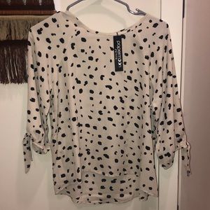 Papermoon Larie Tie Sleeve Blouse